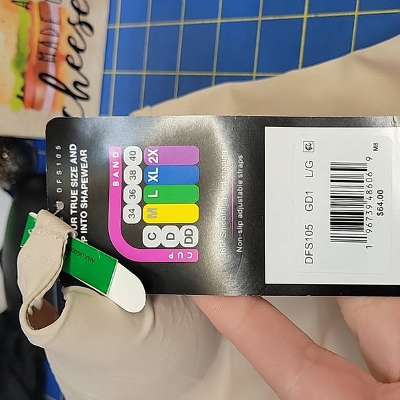 Bali Ultimate Smoothing Firm Control Bodysuit in Almond Large NWT - Picture 8 of 14